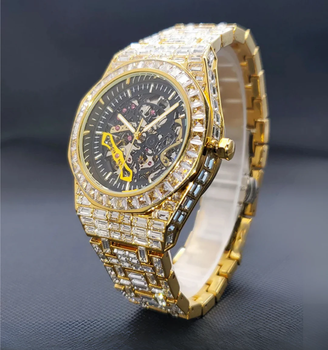 Marquis Skeleton Baguette Watch - Image 2