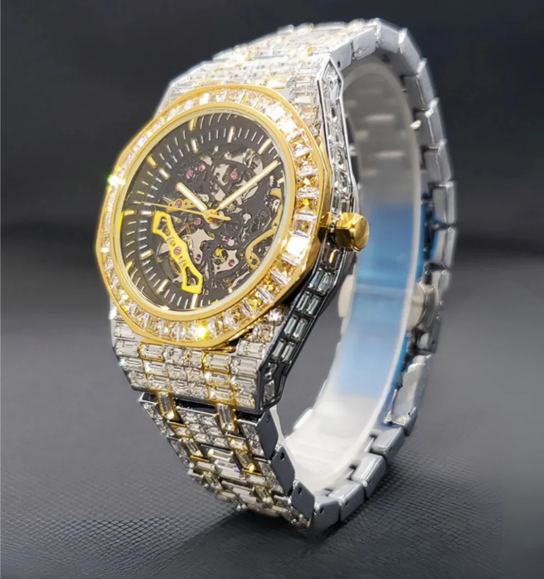 Marquis Skeleton Baguette Watch - Image 3