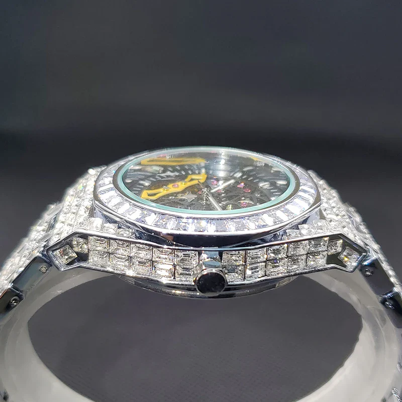 Marquis Skeleton Baguette Watch - Image 4