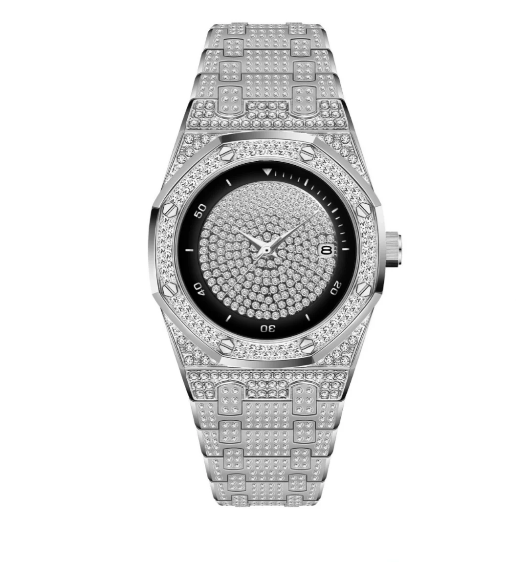 Midas Iced Out Watch