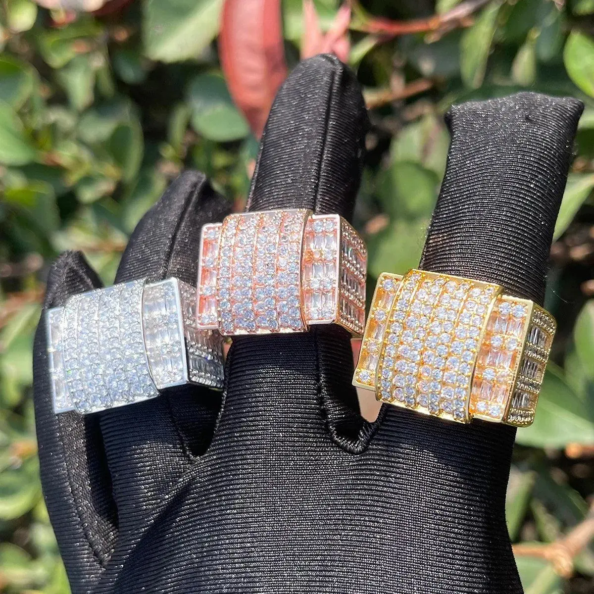 Bricks Iced Out Ring - Image 2