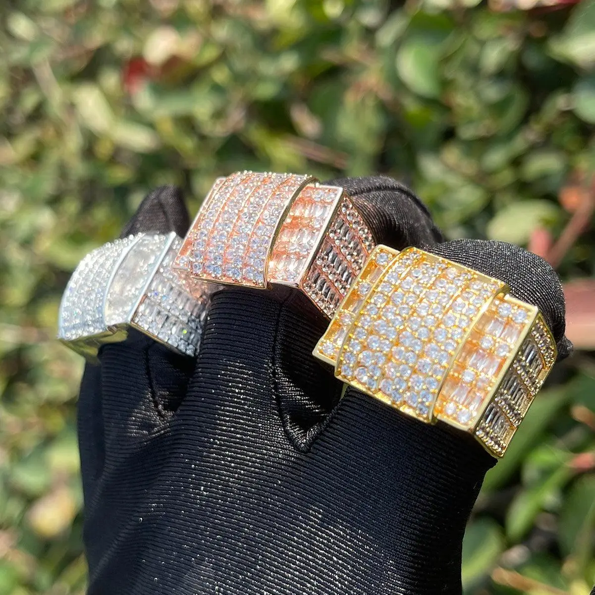 Bricks Iced Out Ring - Image 3