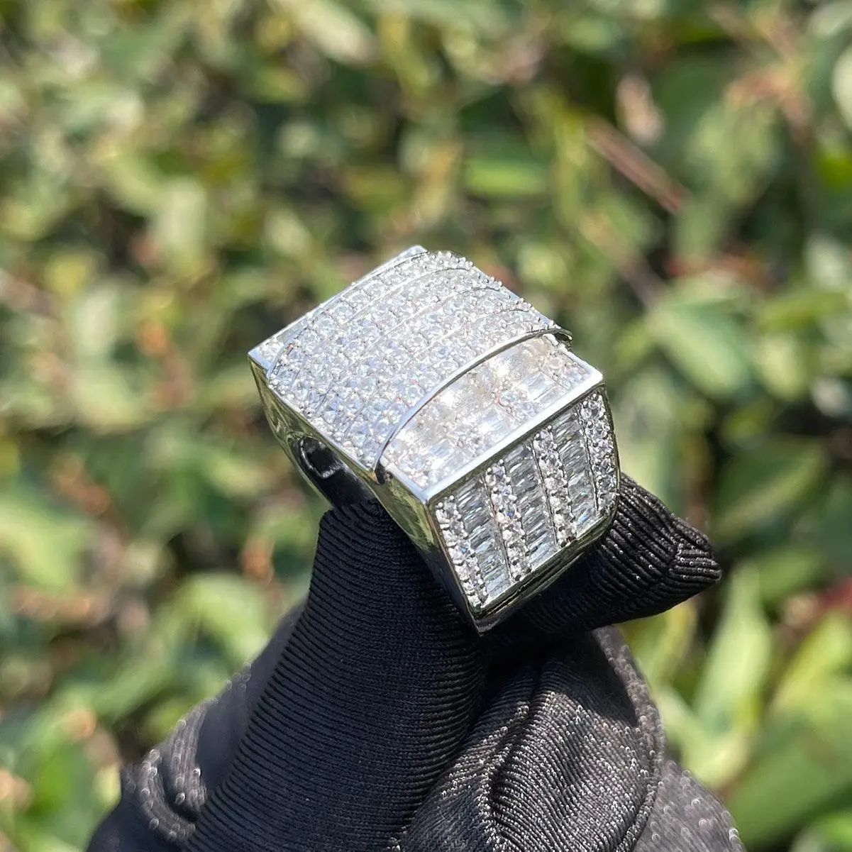 Bricks Iced Out Ring - Image 4