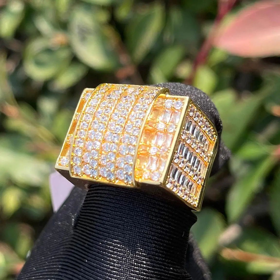 Bricks Iced Out Ring - Image 6