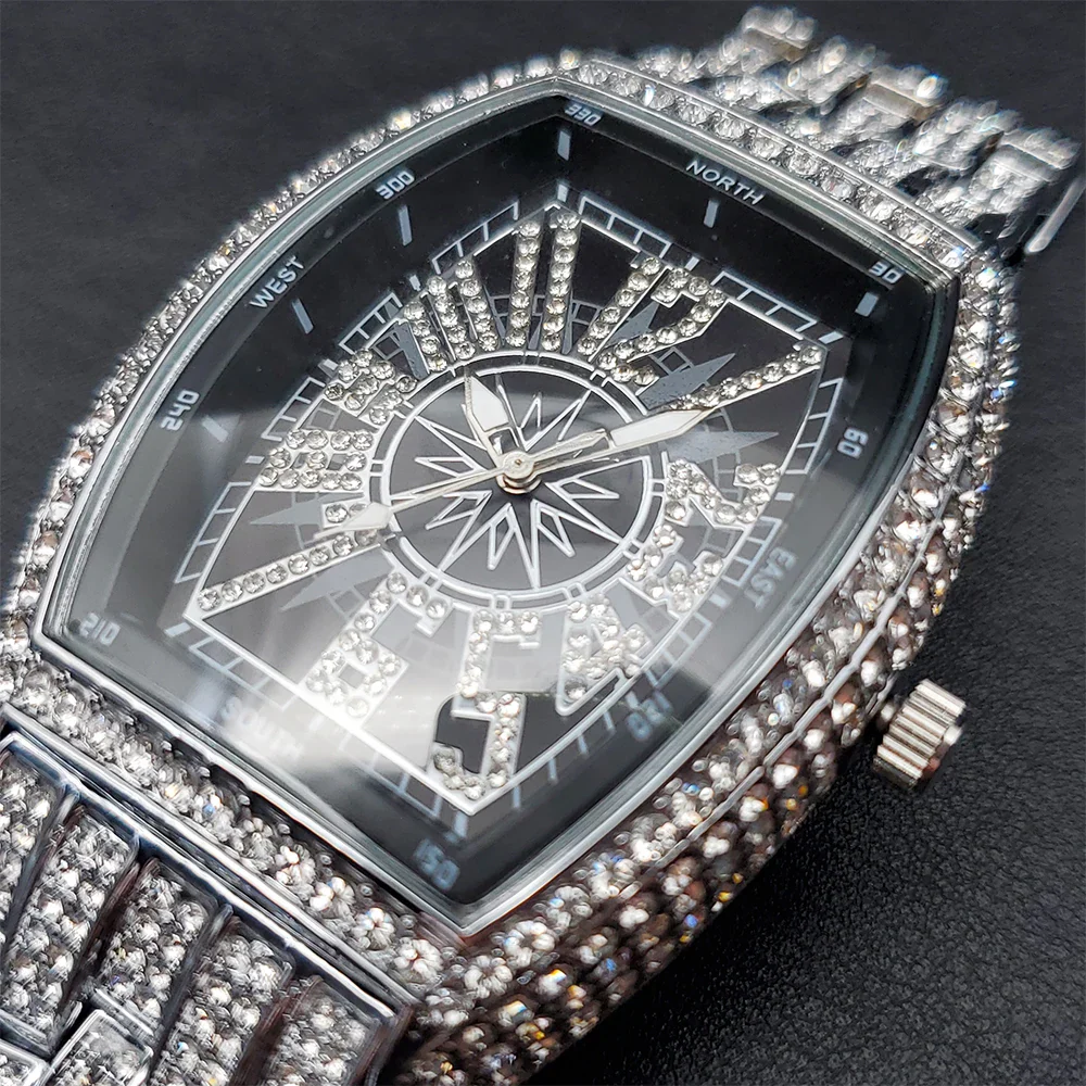 Noir Iced Out Watch - Image 4