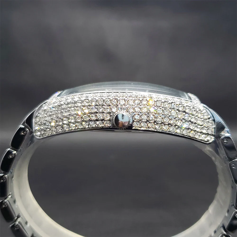 Noir Iced Out Watch - Image 5
