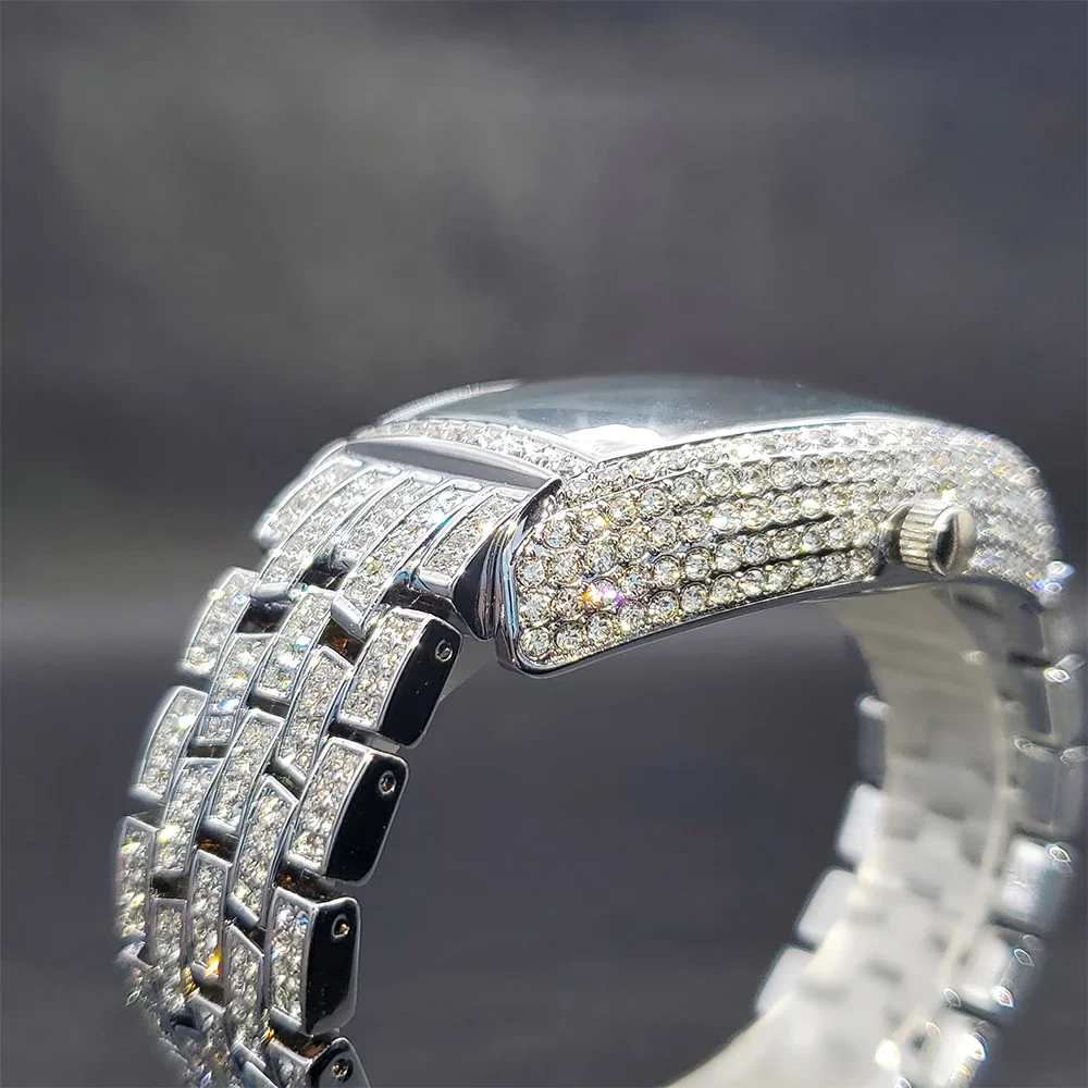 Noir Iced Out Watch - Image 6