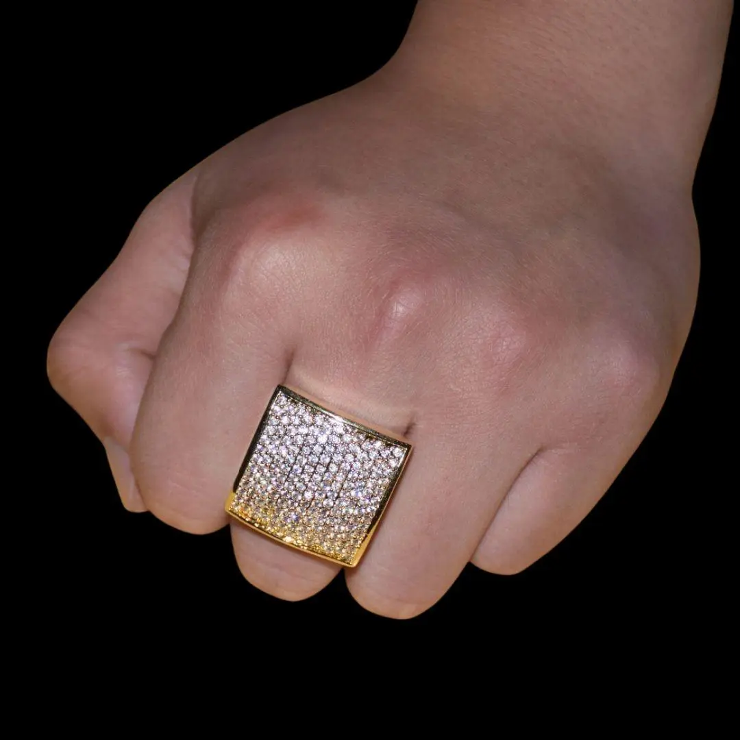 Oval Square Iced Out Ring - Image 13