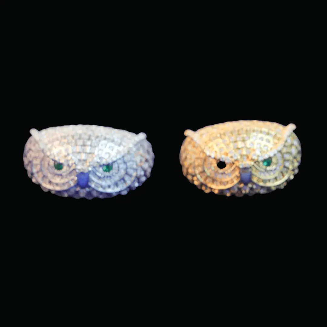 Owl Iced Out Ring - Image 3