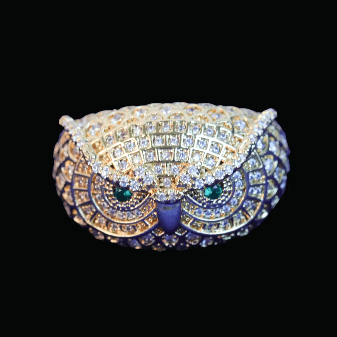 Owl Iced Out Ring - Image 5