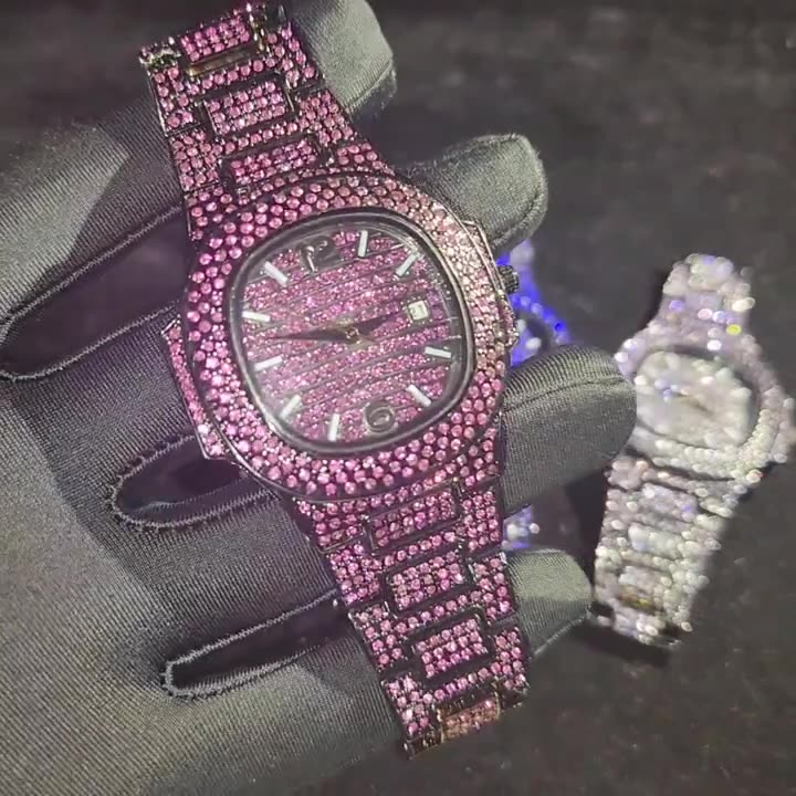 Petal Iced Out Watch - Image 6