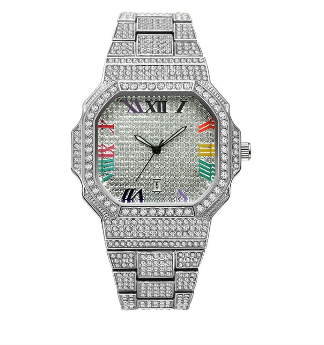 Prestige Rainbow Iced Out Watch