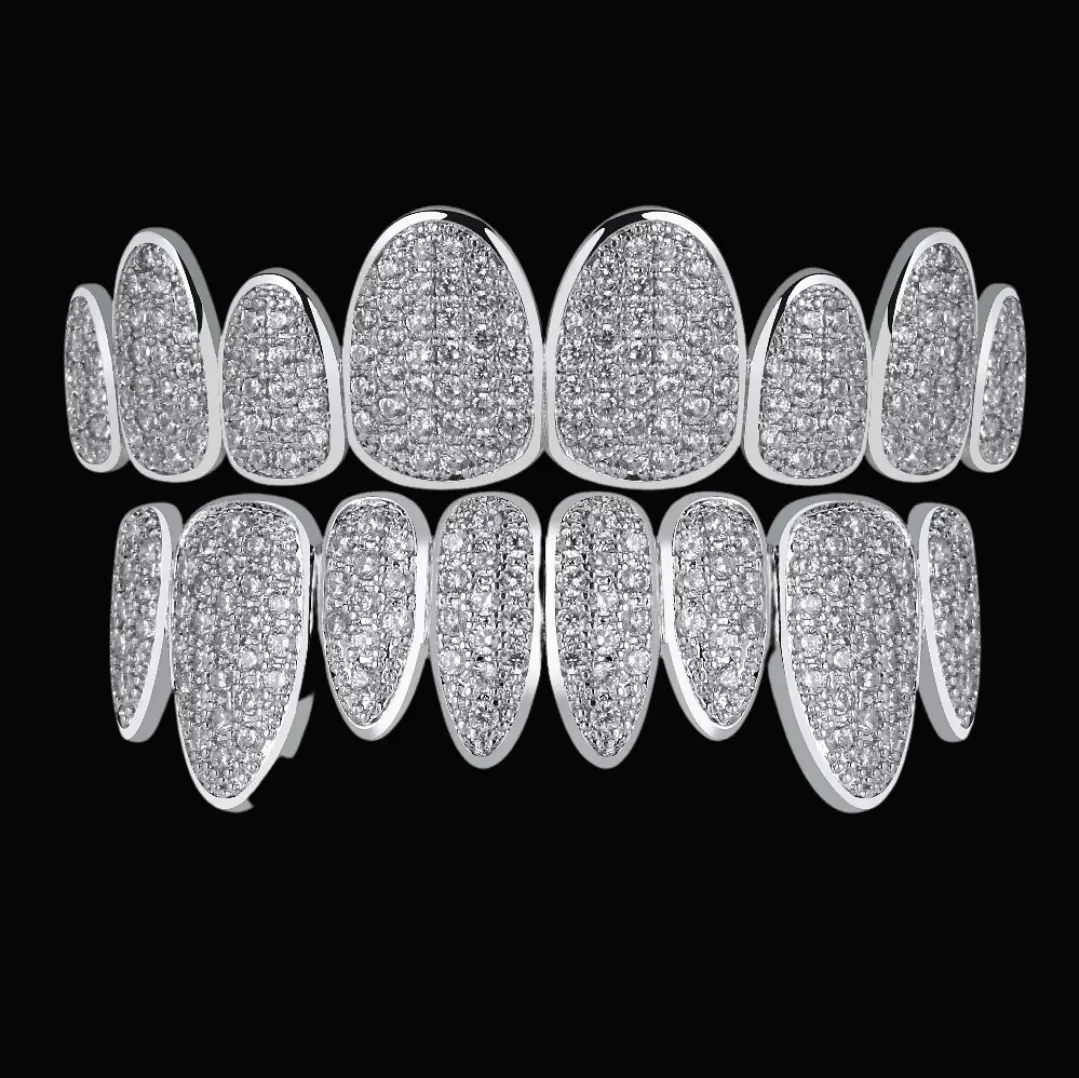 Punk Teeth Caps Iced Out Grillz - Image 2