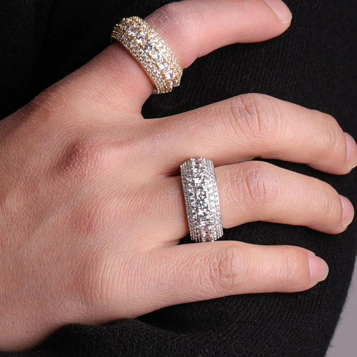 Tennis and Stones Iced Out Ring - Image 7