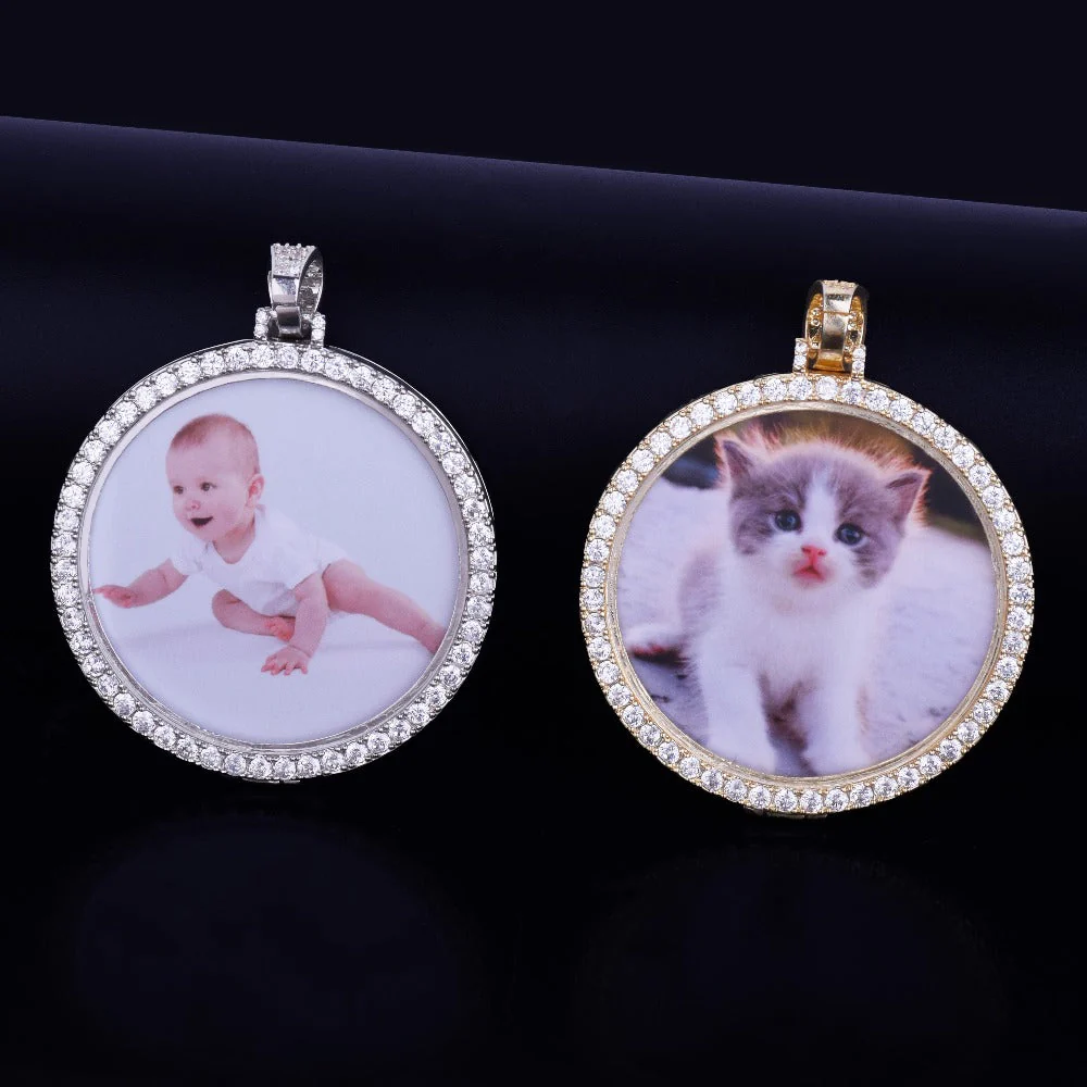 Custom Photo Pendant- Gold - Image 3